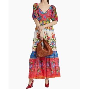 Johnny Was Multicolor Floral Maxi Dress | Size M - NWT